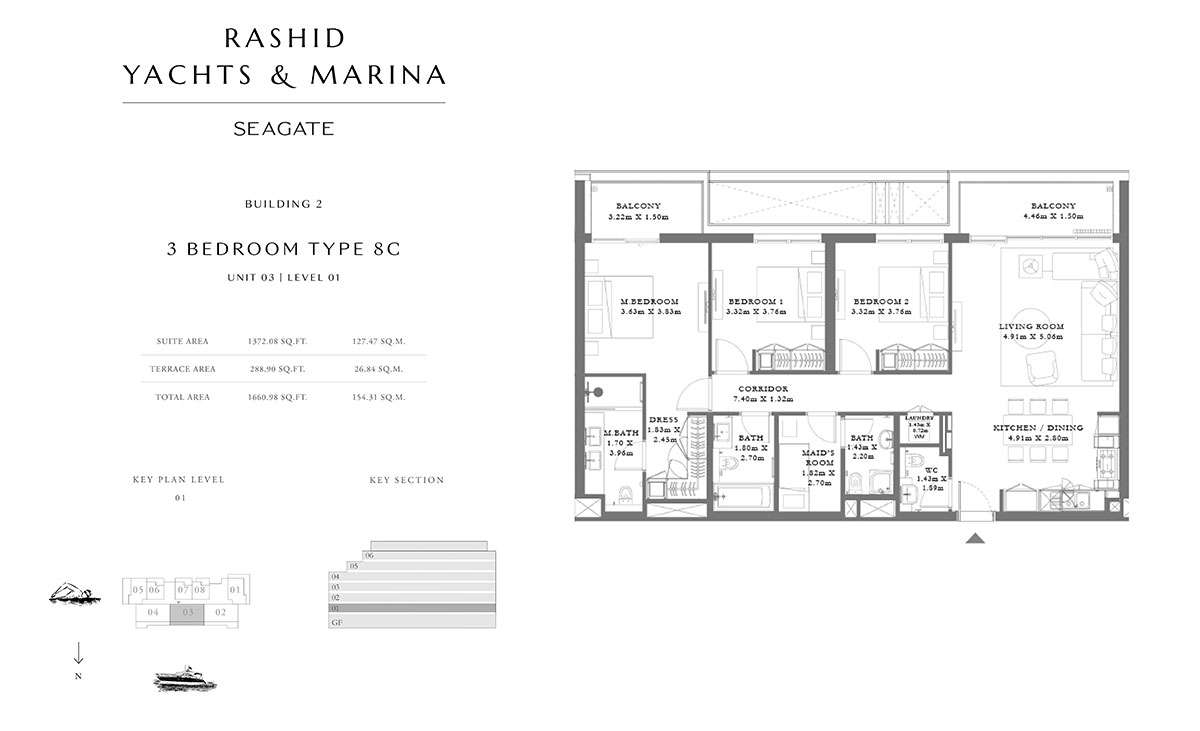Type 8C, Unit 03, Level 01 Building 2